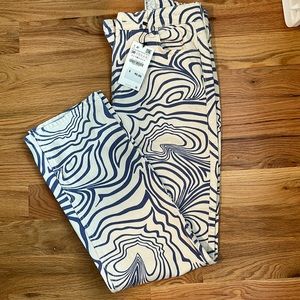 Zara printed pants